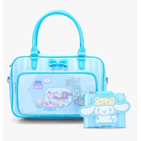 Her Universe Handbags - NEW Her Universe Cinnamoroll Friends Pin Collector Handbag Crossbody And WALLET